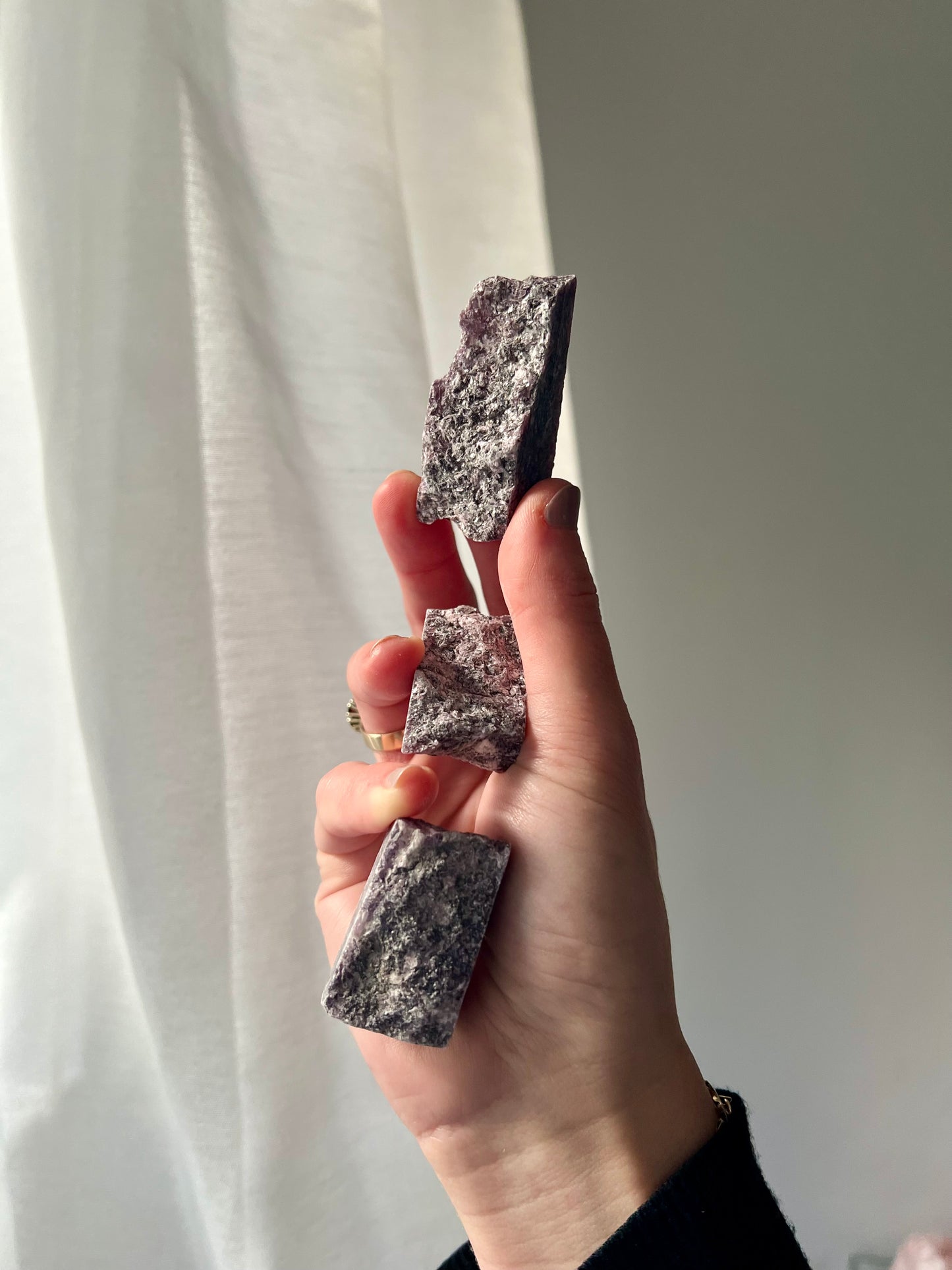 Lepidolite slice from Brazil