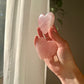 Rose Quartz heart from Brazil