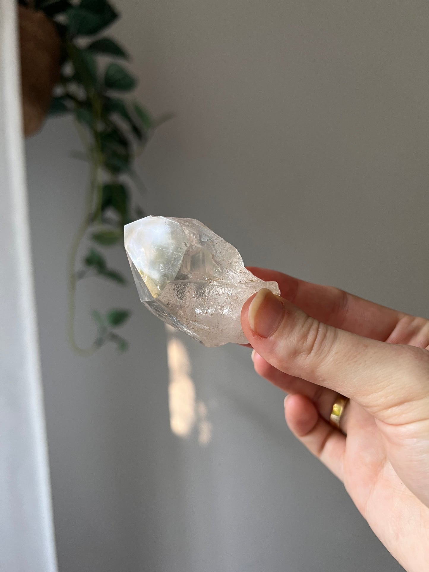 Smokey Quartz point from Brazil