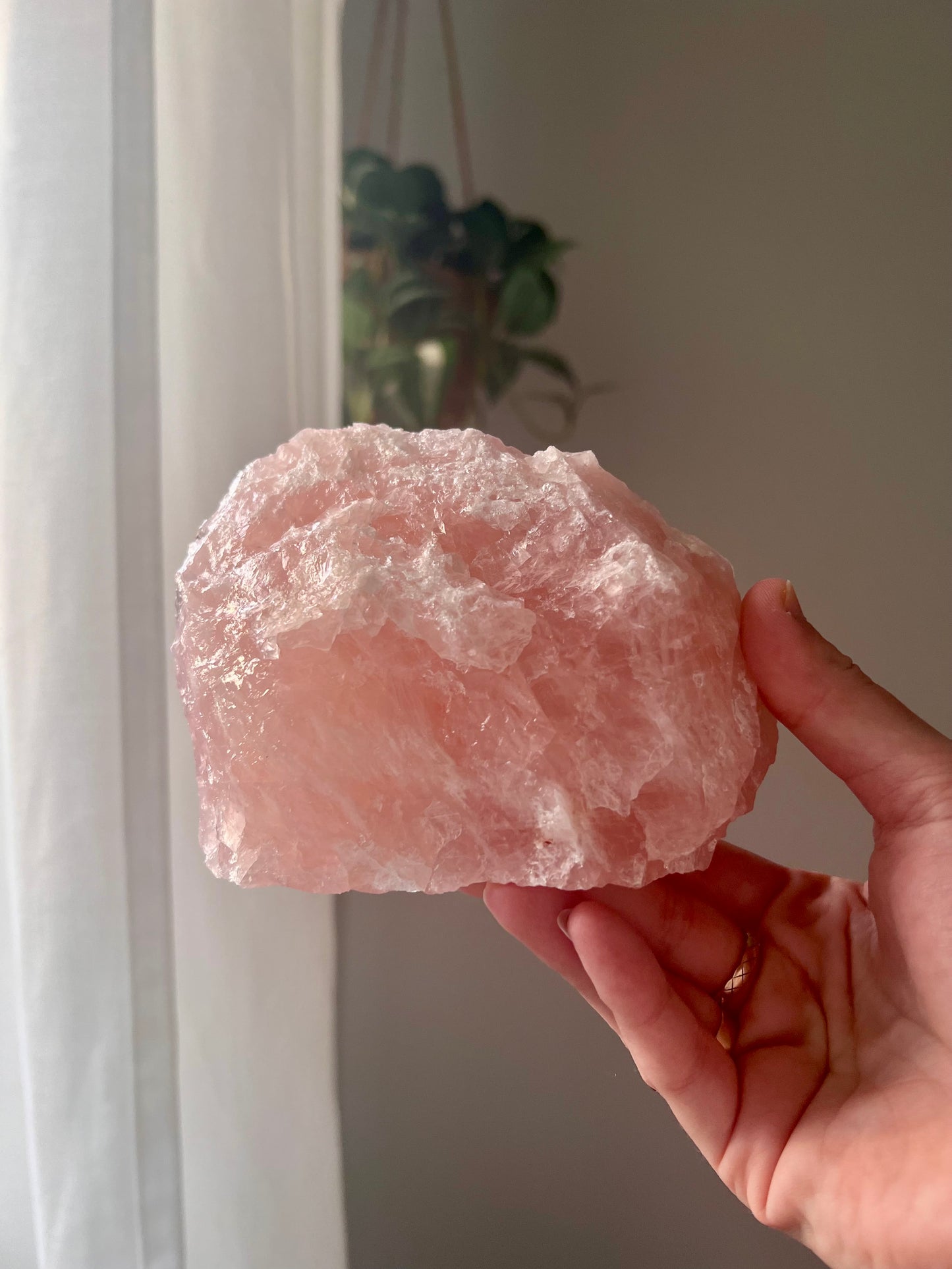 Rose Quartz chunk from Brazil 06