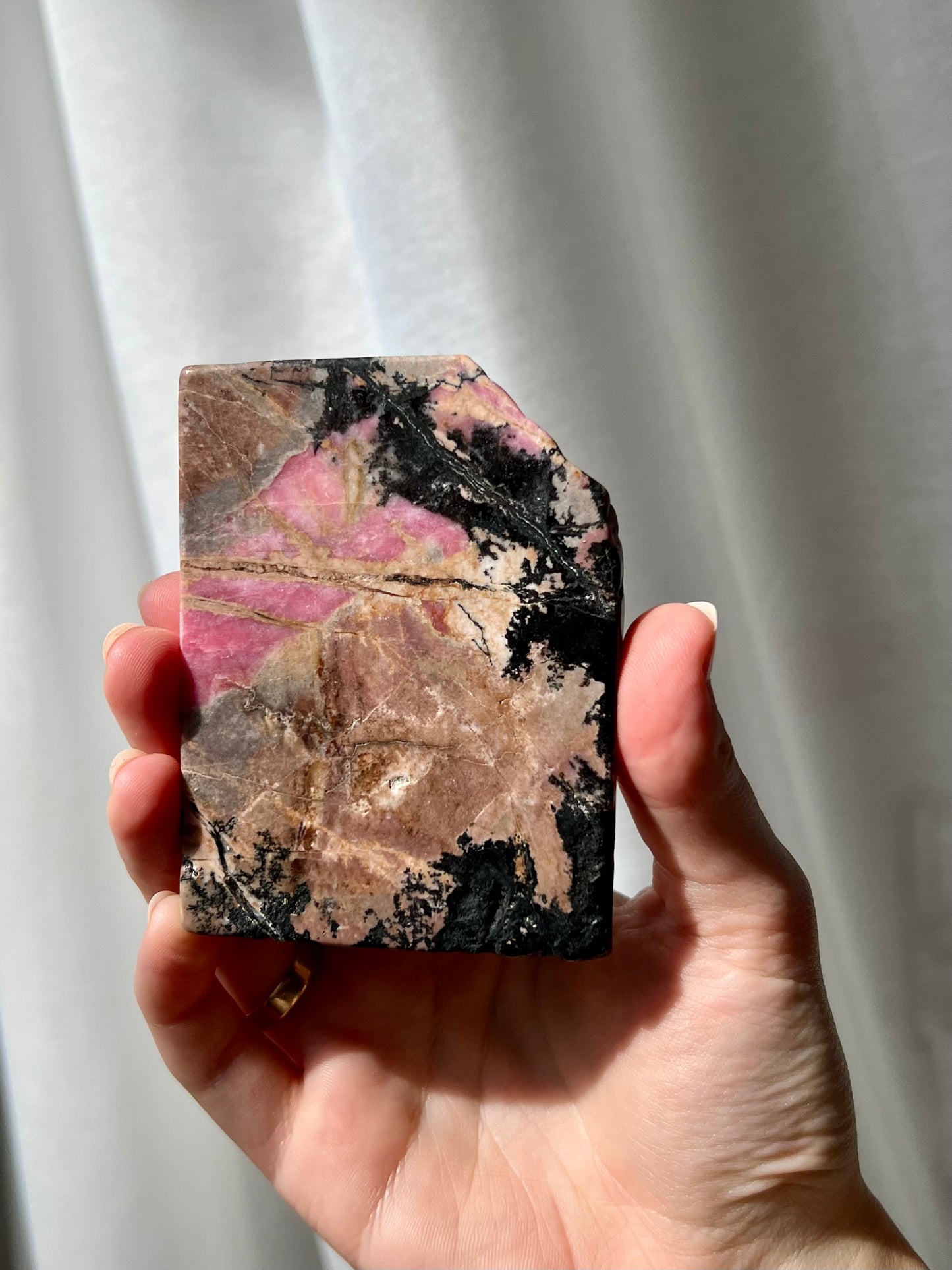 Australian Rhodonite slice