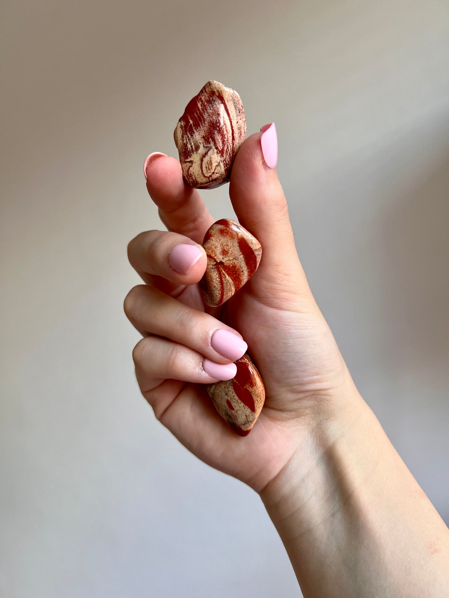 African Red banded jasper tumbled