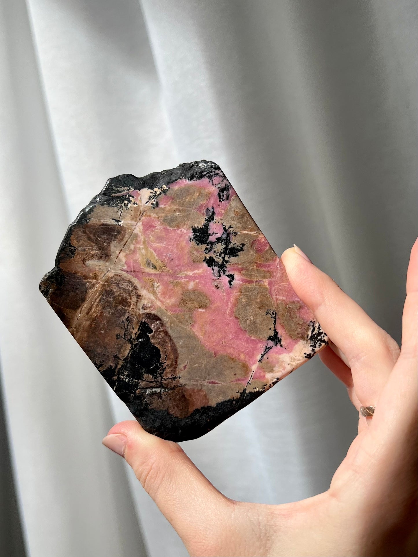 Australian Rhodonite slice