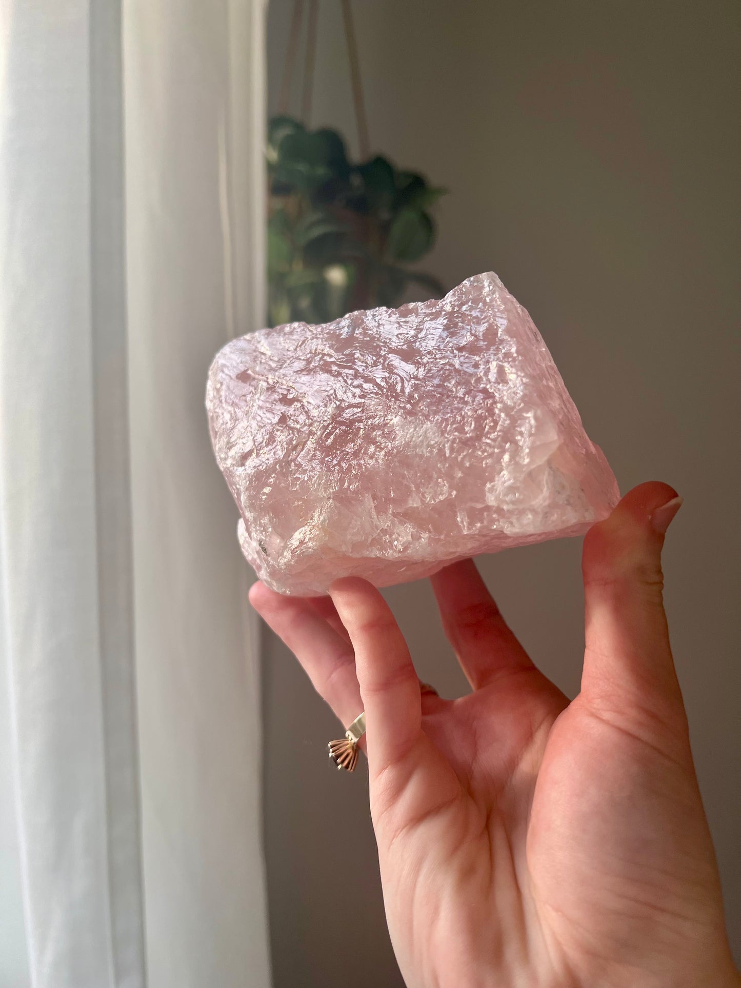 Rose Quartz chunk from Brazil 05
