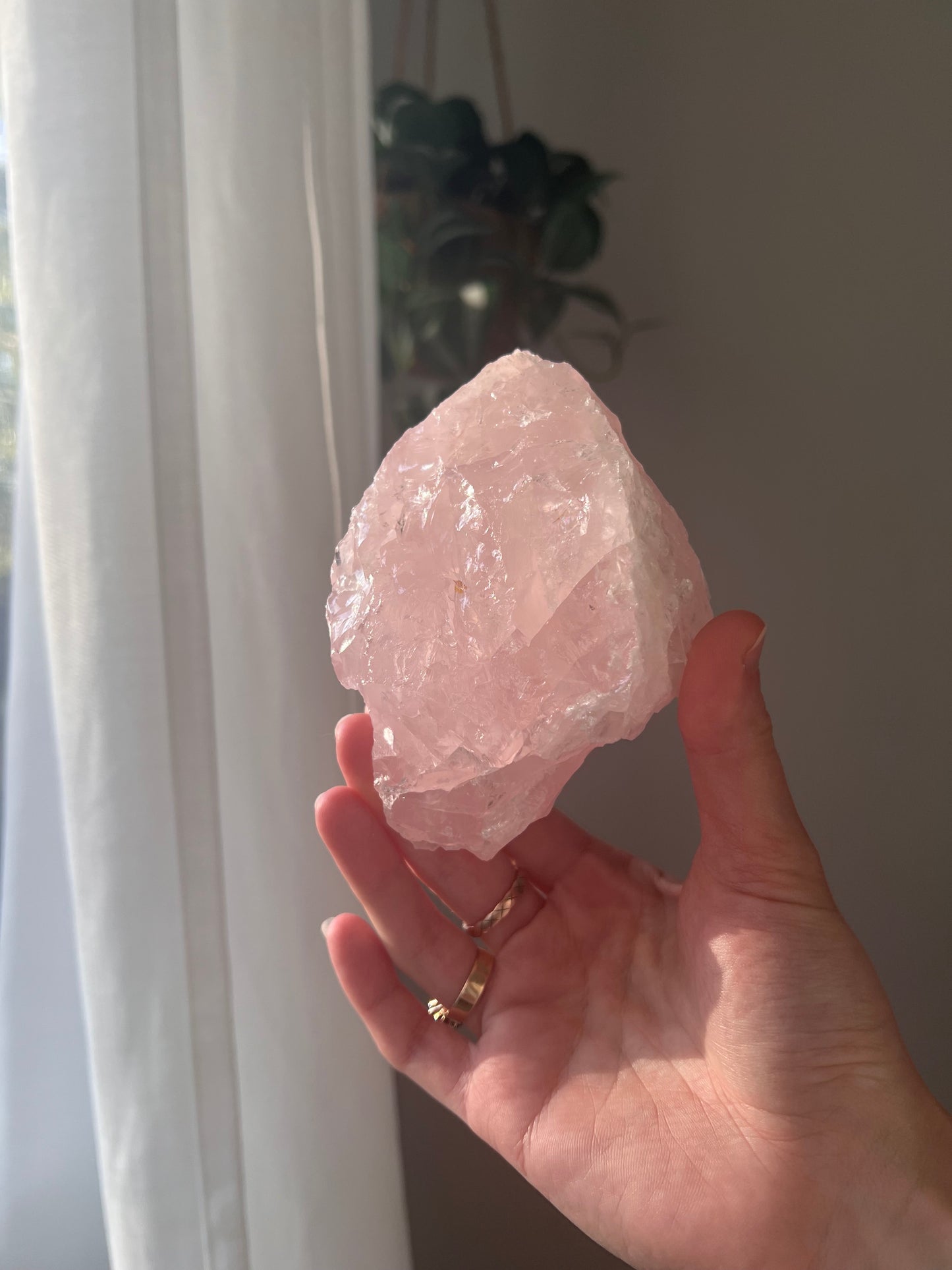 Rose Quartz chunk from Brazil 02