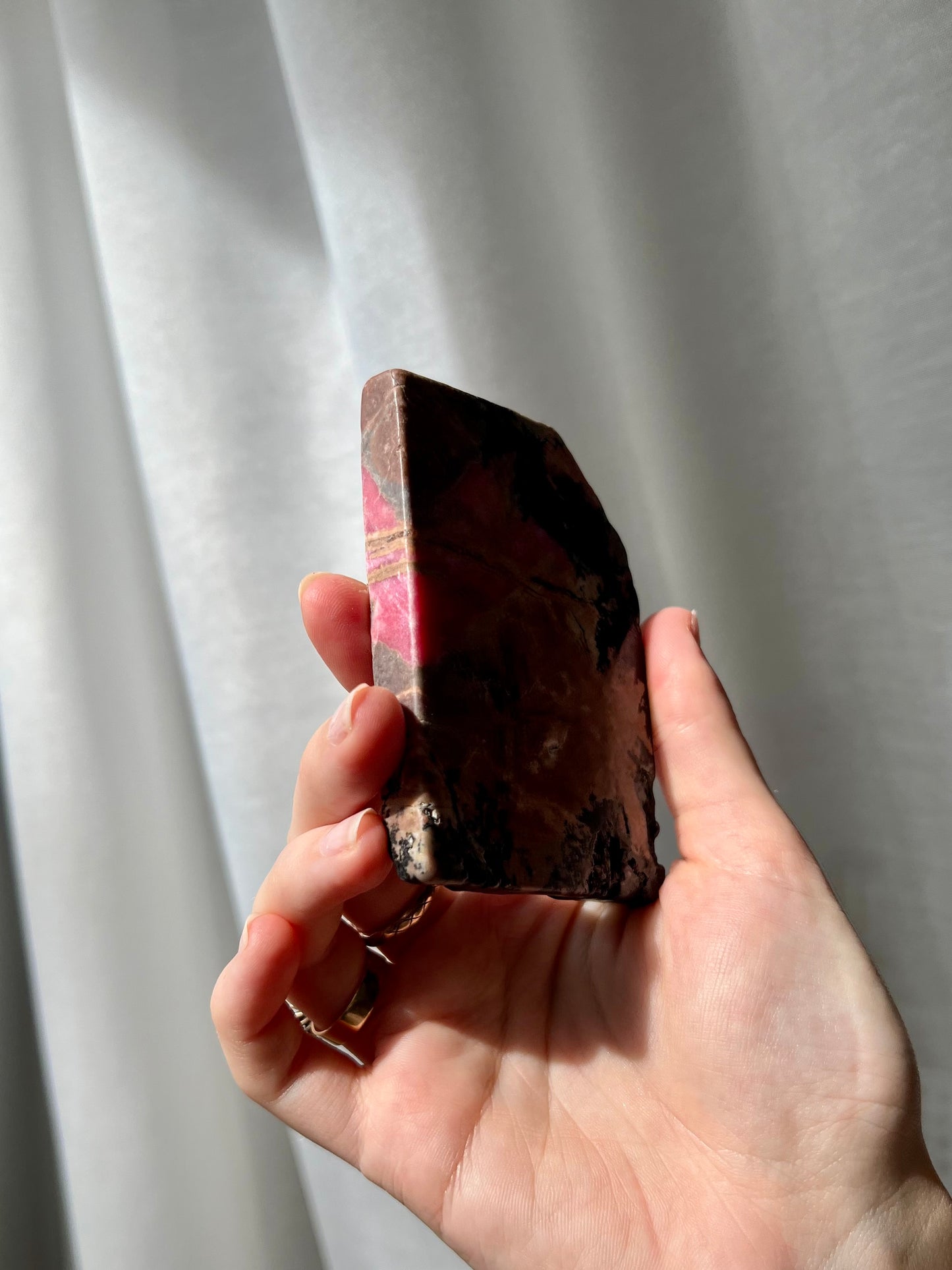 Australian Rhodonite slice