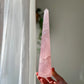 Rose Quartz tower from Brazil