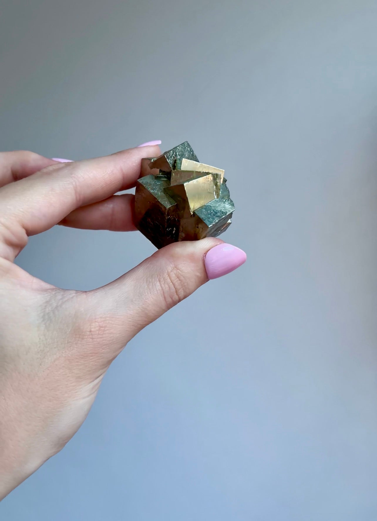 Pyrite cube from Peru 2