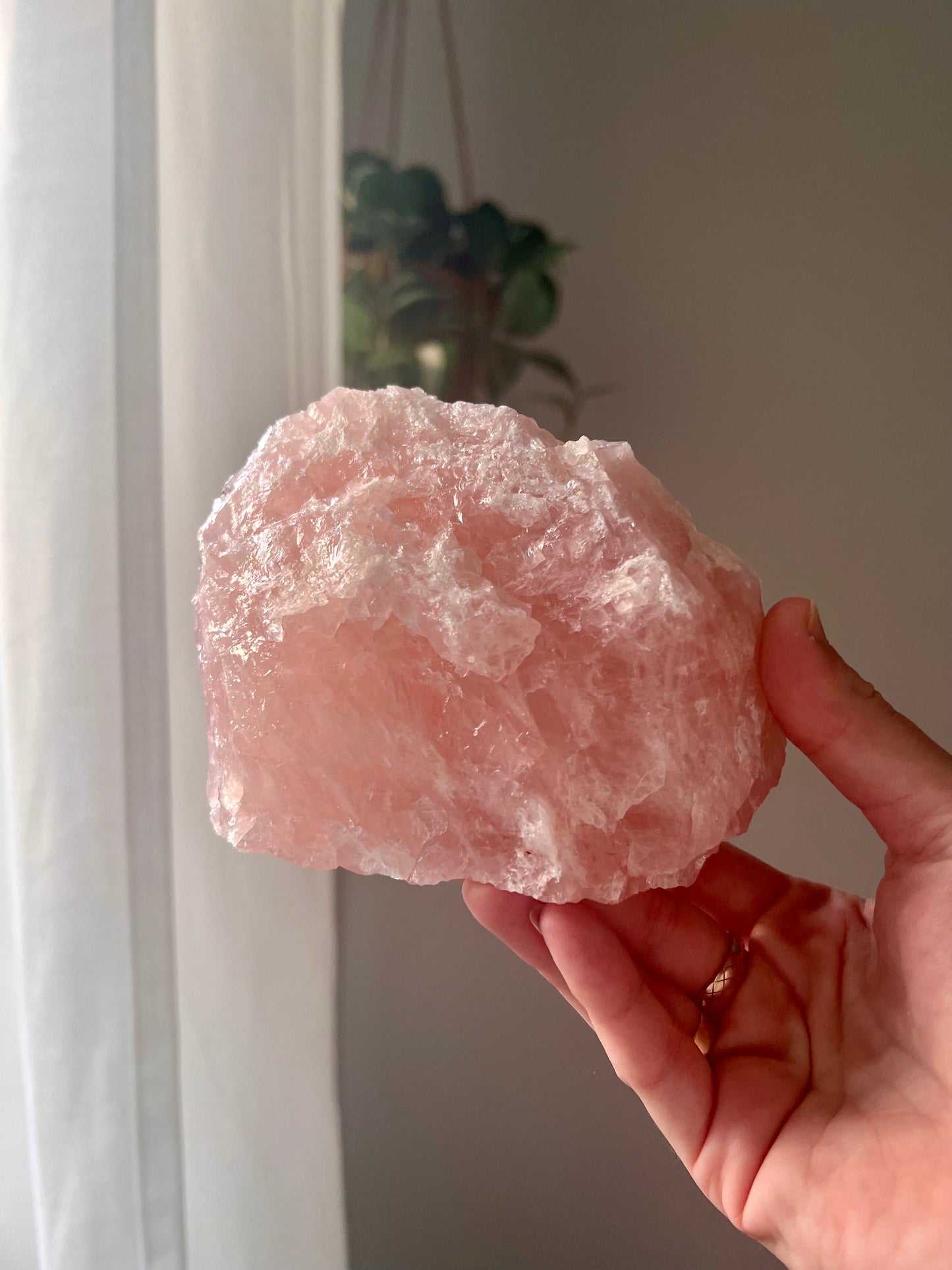 Rose Quartz chunk from Brazil 06