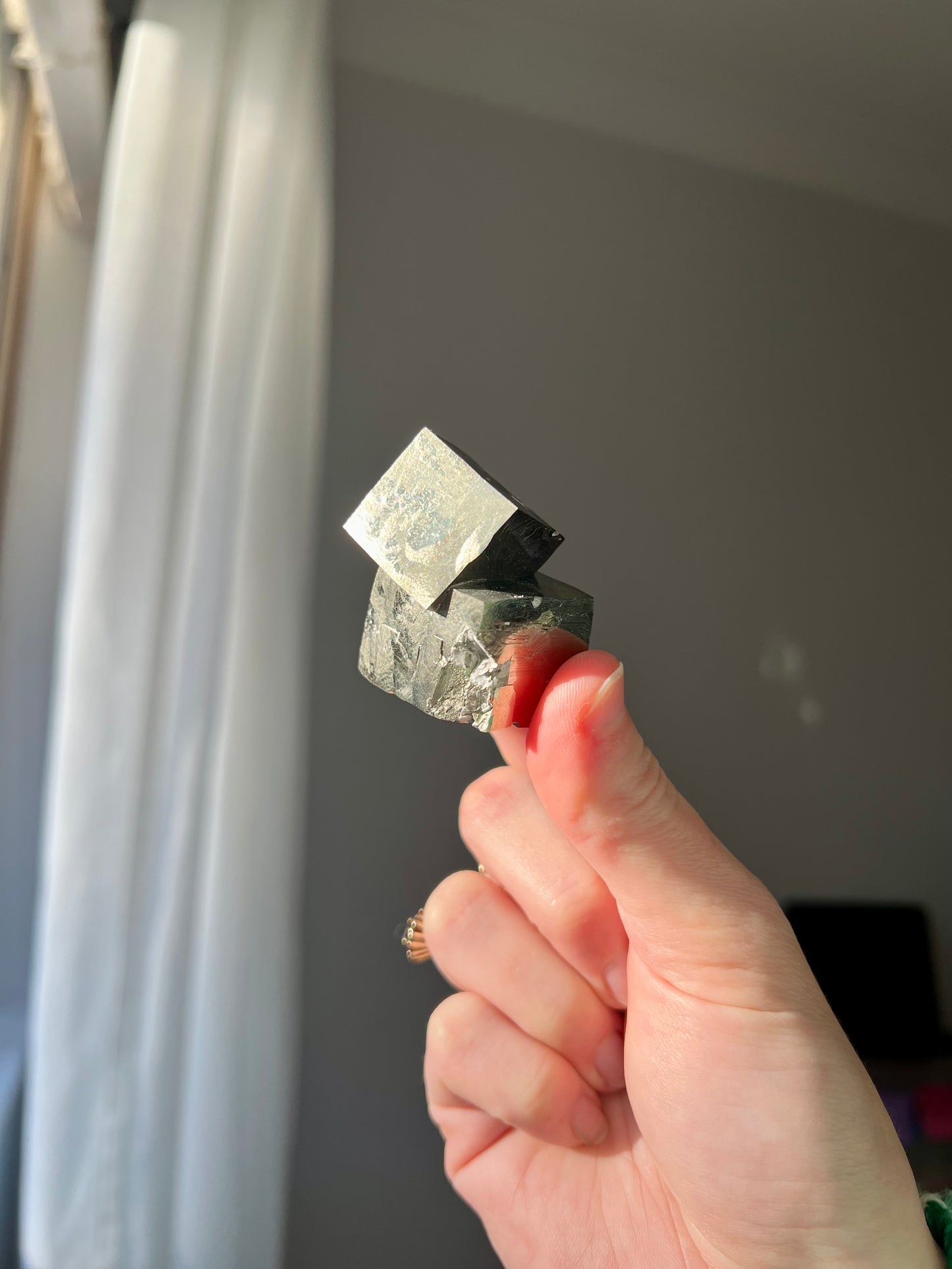 Pyrite cube from Peru 11