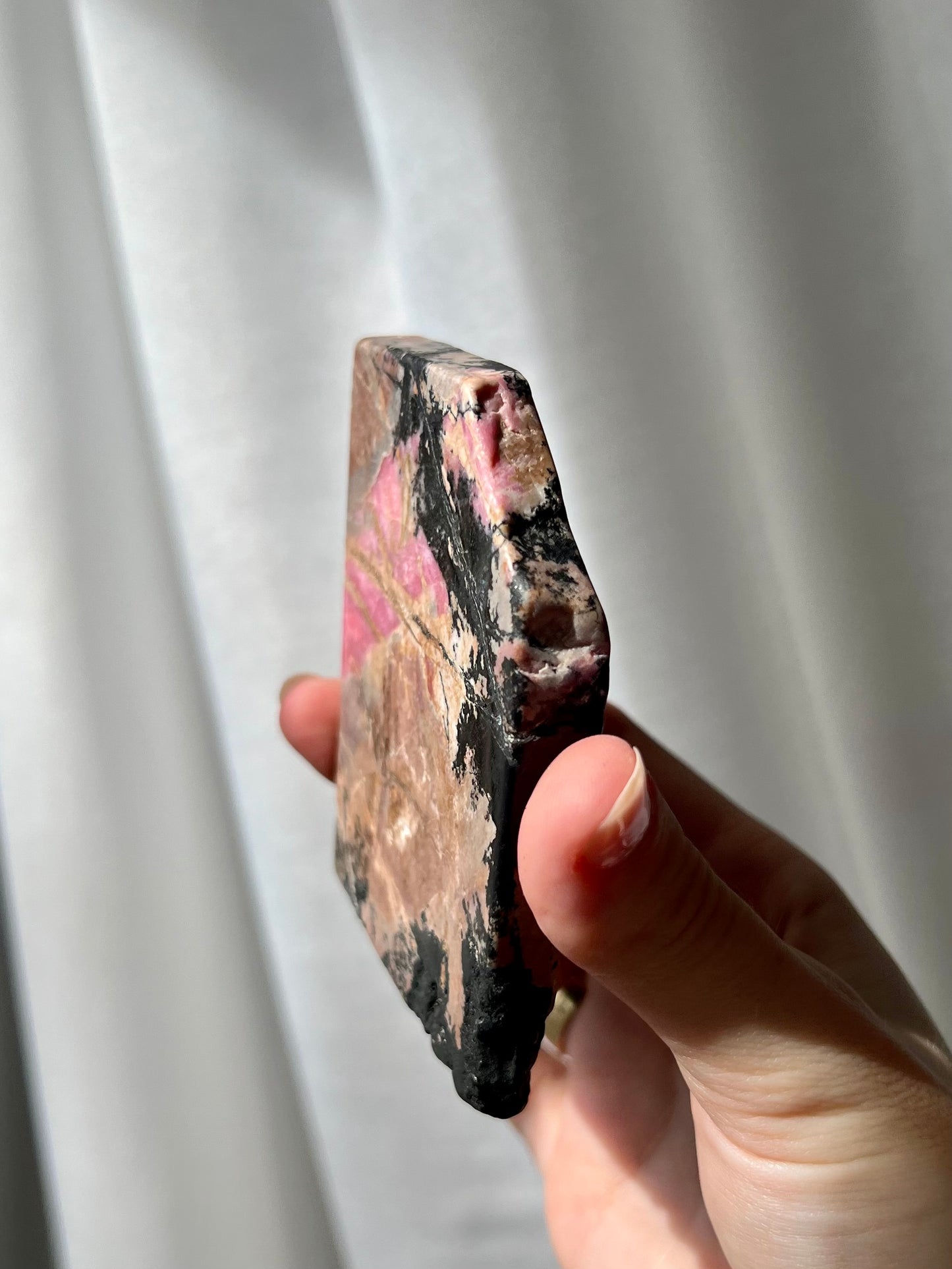 Australian Rhodonite slice