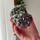 Green Apophyllite on Basalt from India