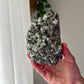 Green Apophyllite on Basalt from India