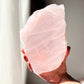Rose Quartz slice from Brazil 01