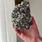 Green Apophyllite on Basalt from India