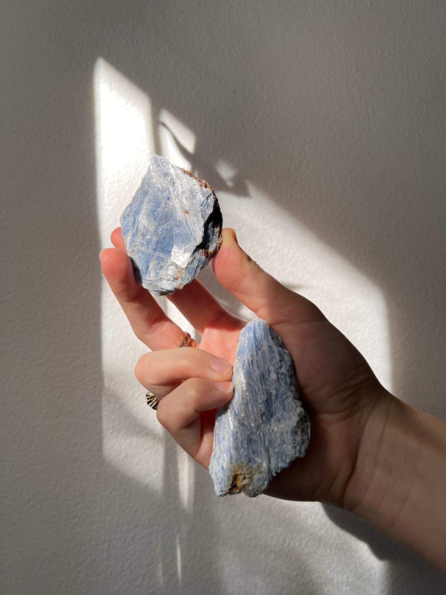 Kyanite pair from Brazil