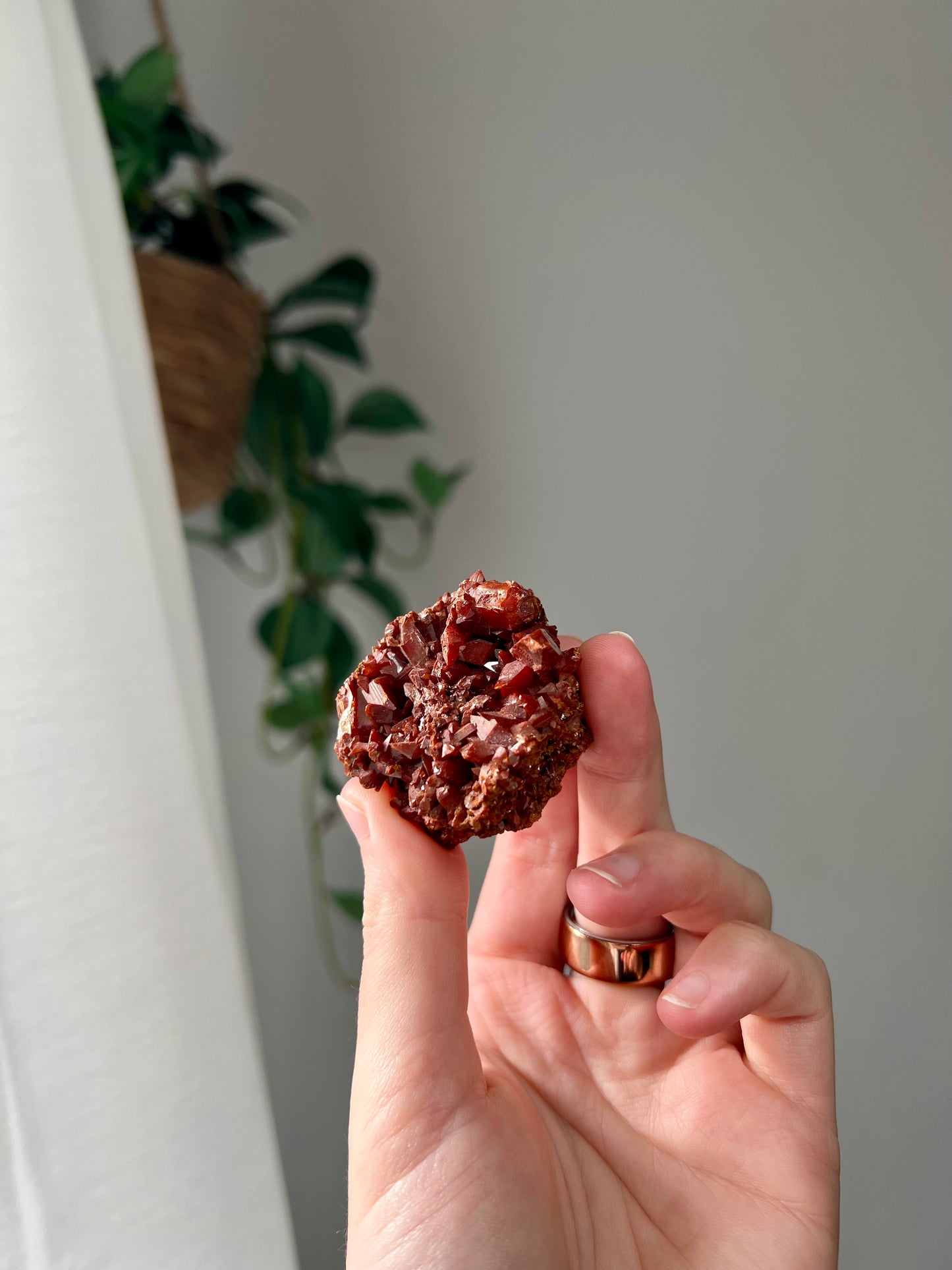 Rare high quality Vanadinite from Mibladen, Midelt Morocco