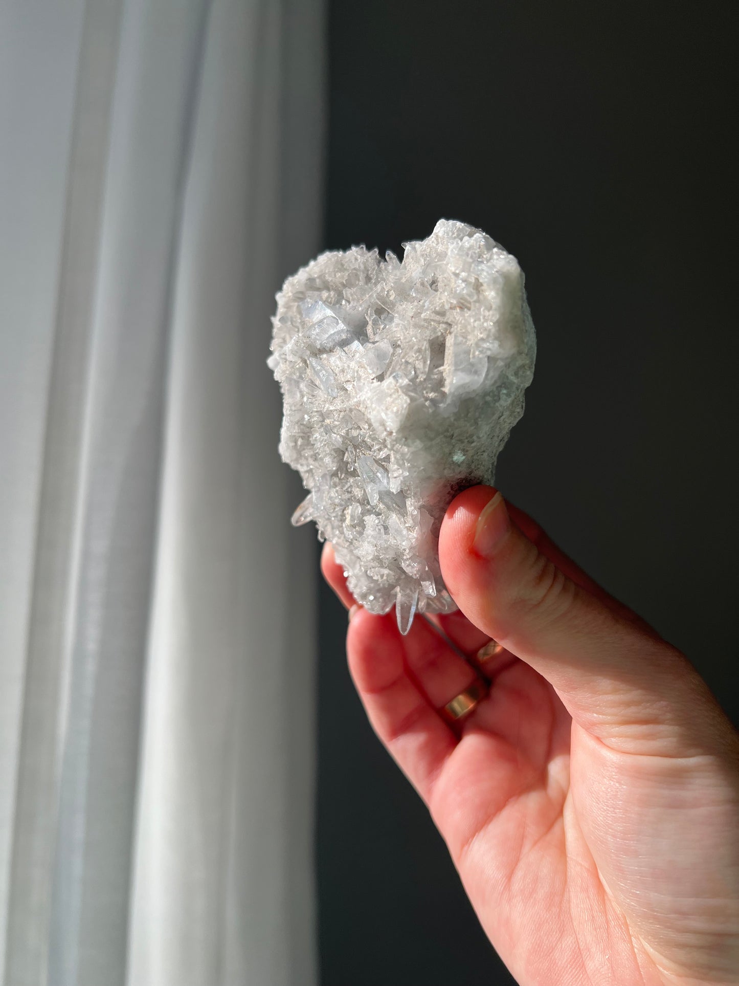 Celestite cluster from Madagascar 02