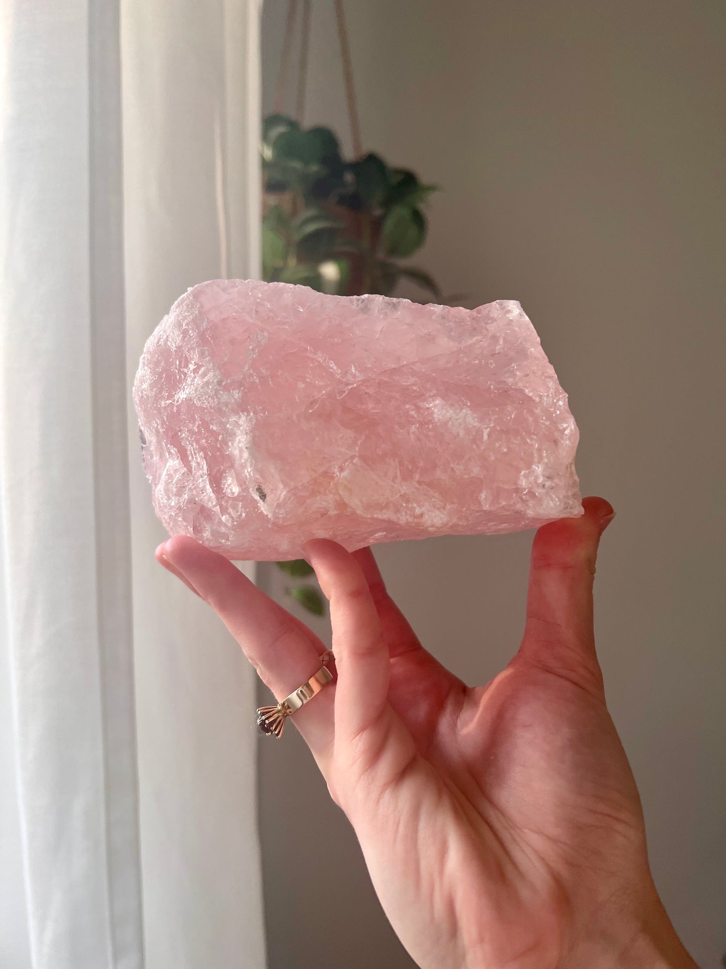 Rose Quartz chunk from Brazil 05