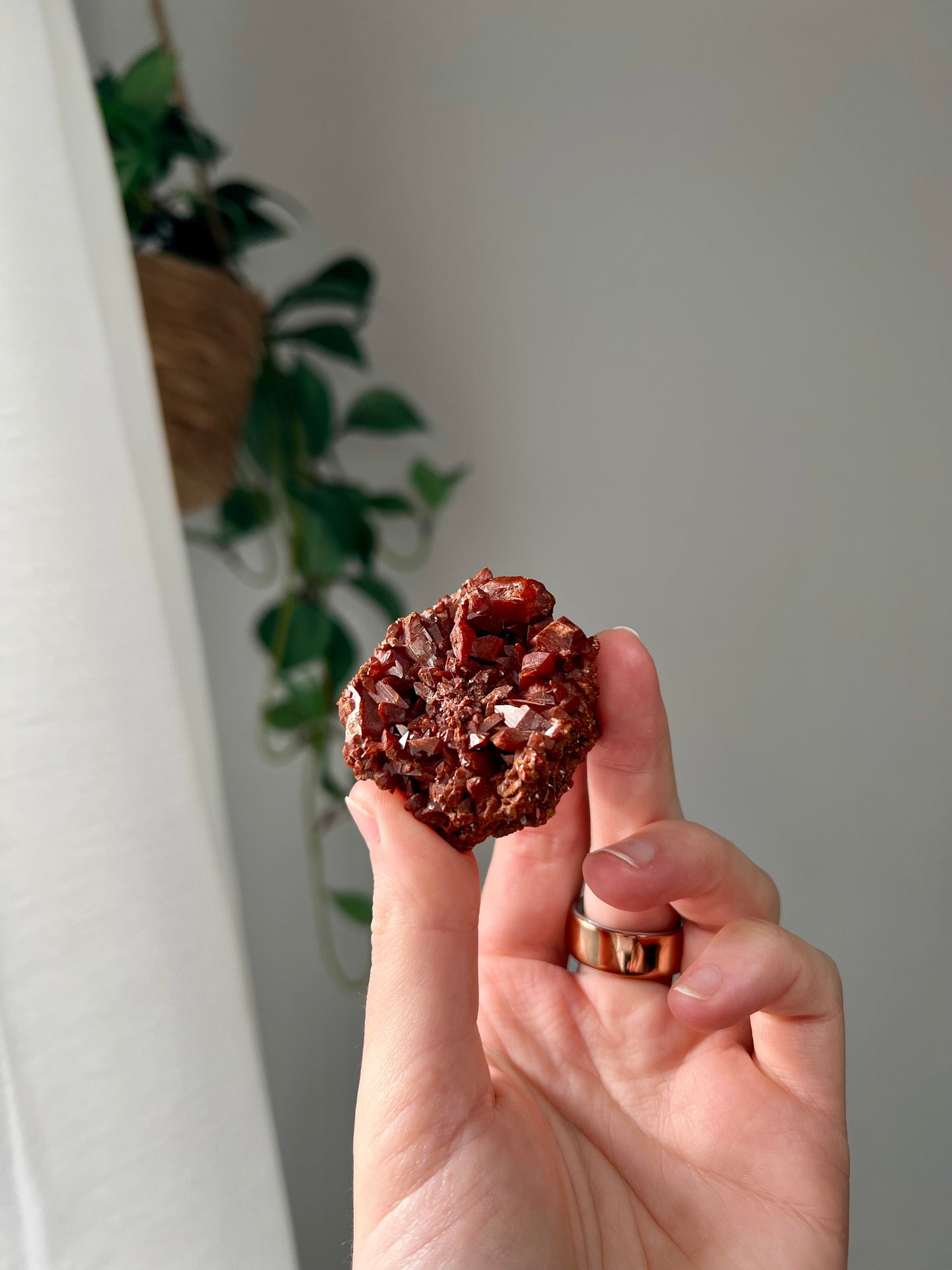 Rare high quality Vanadinite from Mibladen, Midelt Morocco