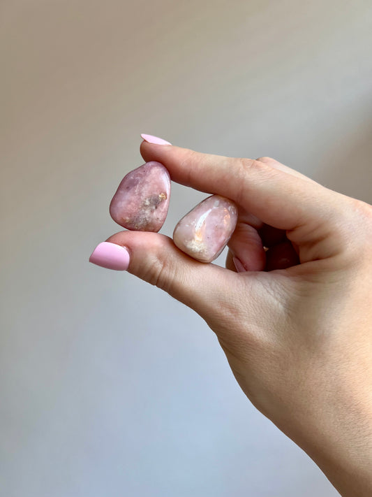 Tumbled Pink Opal from Peru