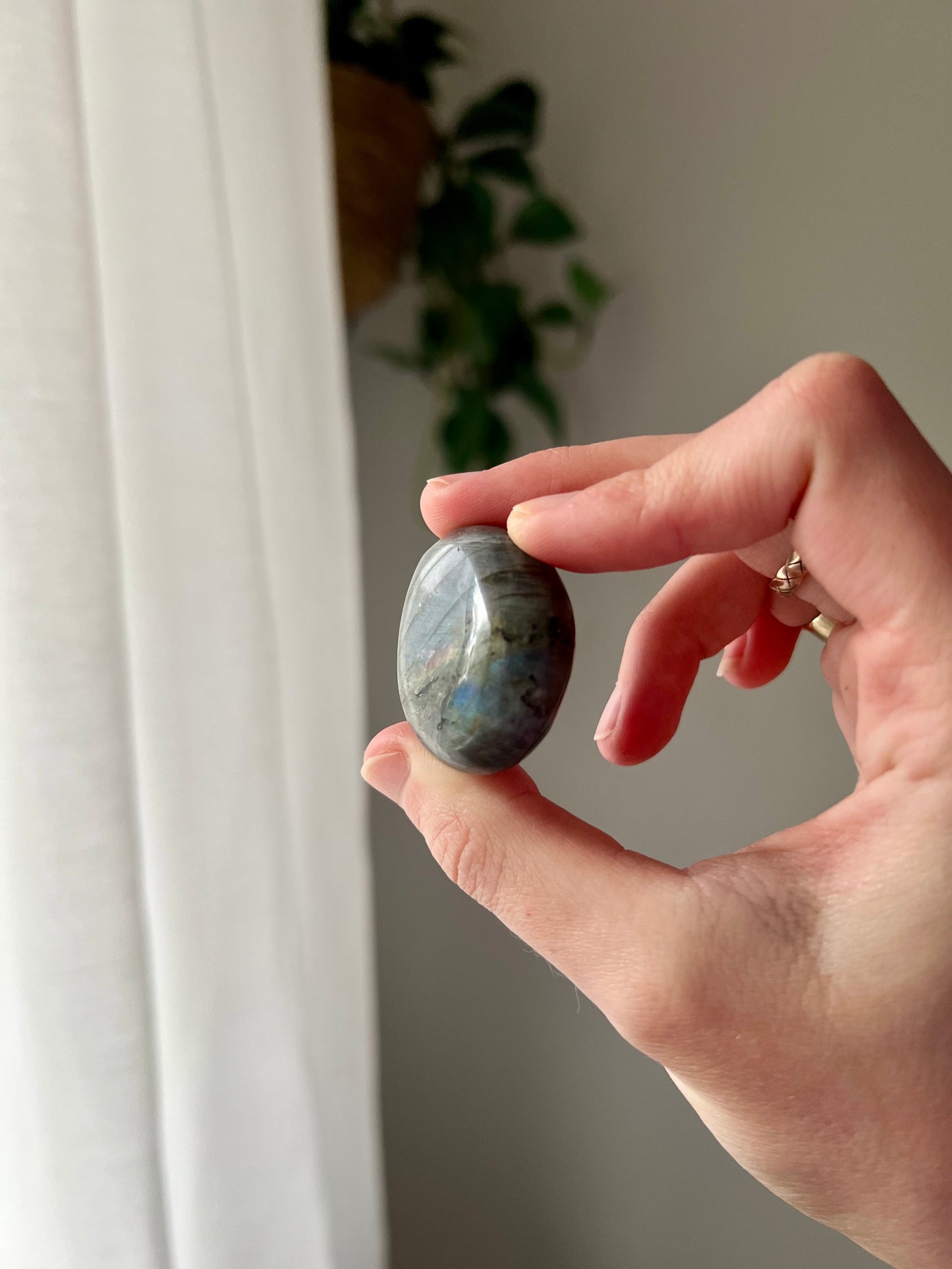 Labradorite tumbled stone from Madagascar