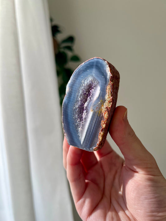 Agate freeform mini cave from Brazil