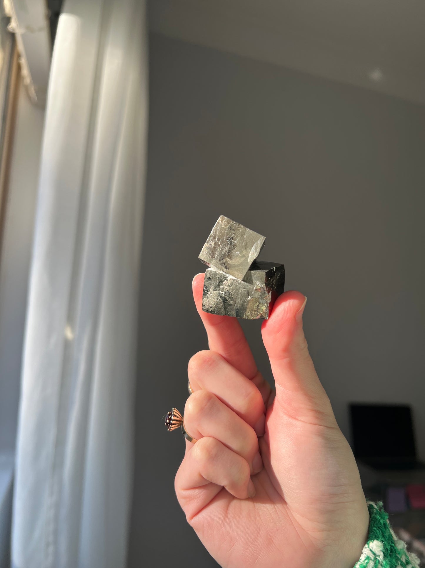 Pyrite cube from Peru 11