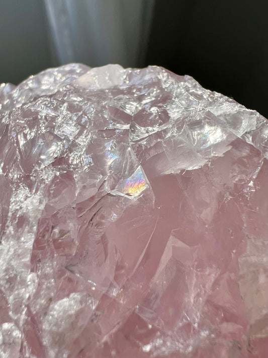 Rose Quartz chunk from Brazil 01