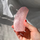 Rose Quartz crescent moon bowl from Brazil