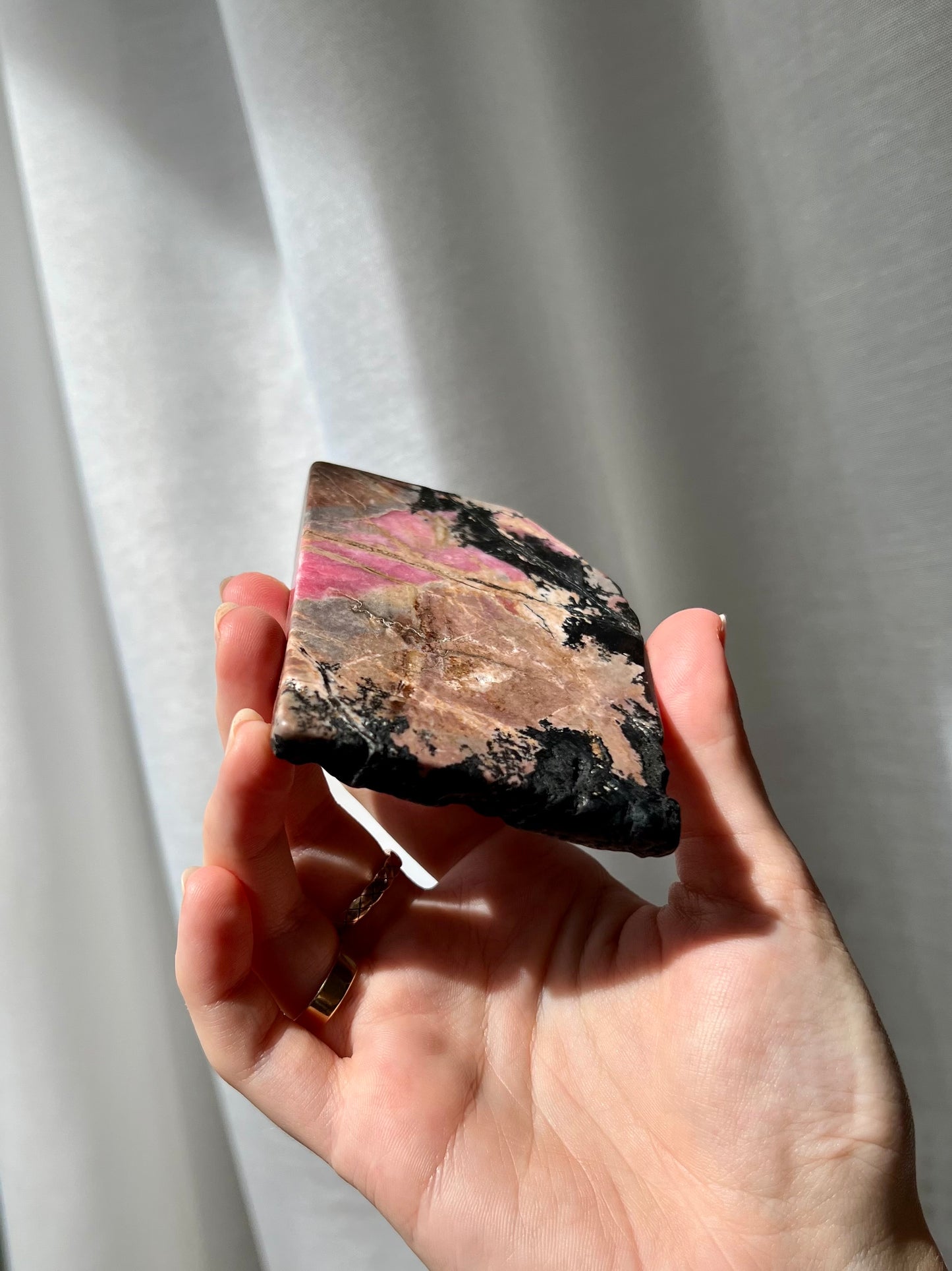 Australian Rhodonite slice