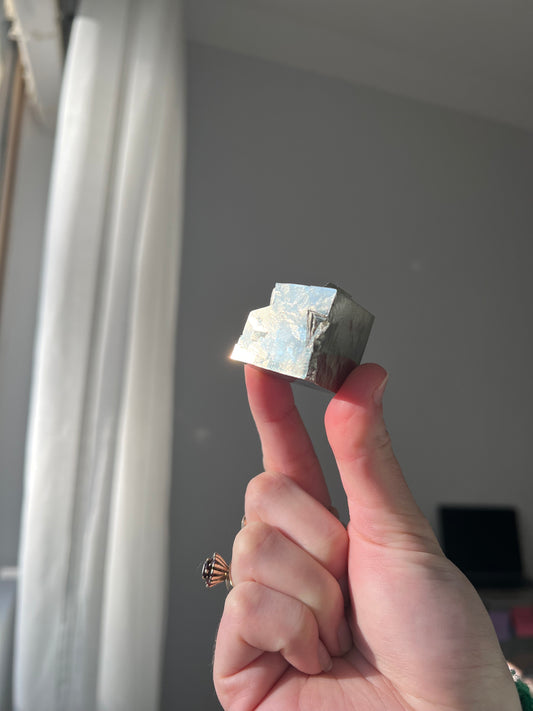 Pyrite cube from Peru 06