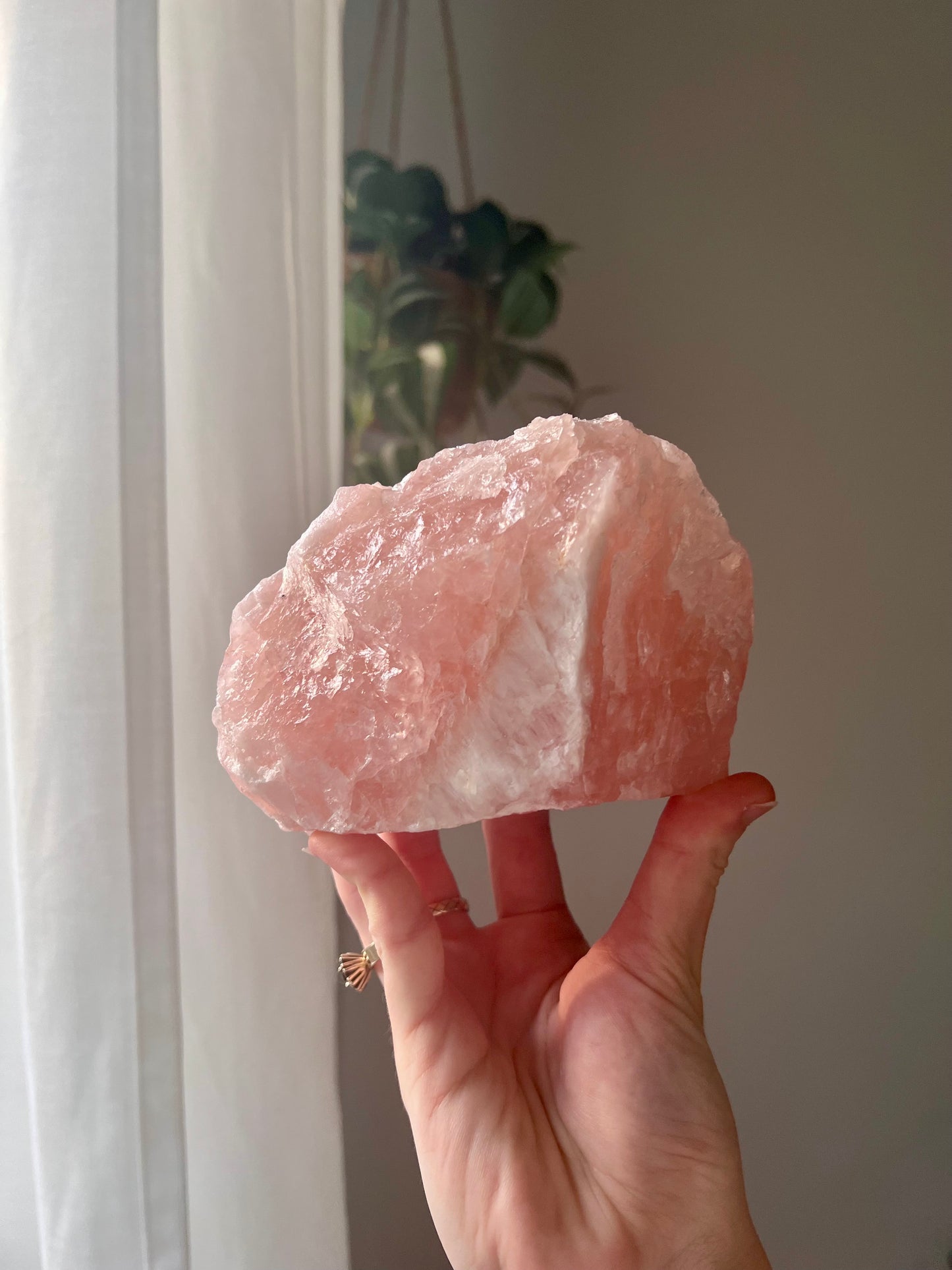 Rose Quartz chunk from Brazil 06