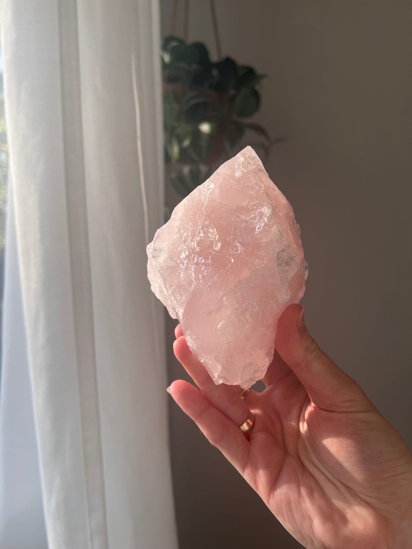Rose Quartz chunk from Brazil 02