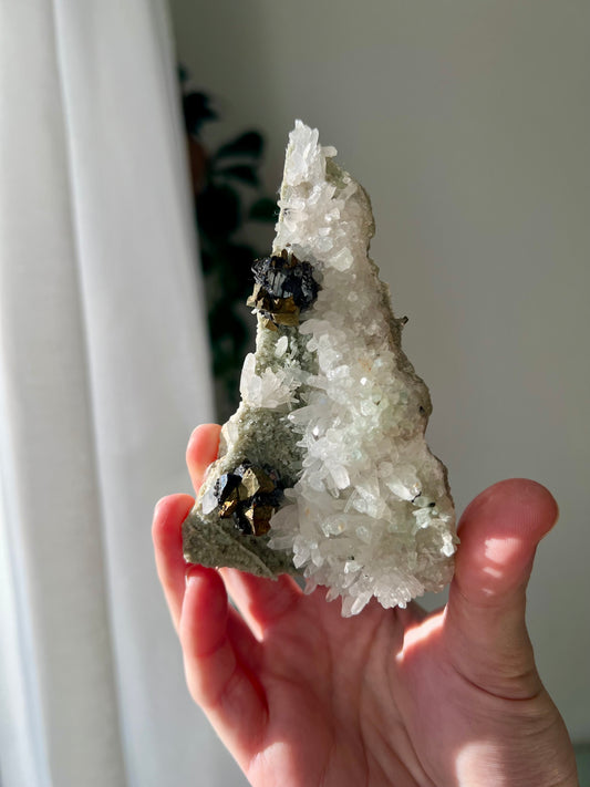 Quartz, Galena and Pyrite from Bulgaria