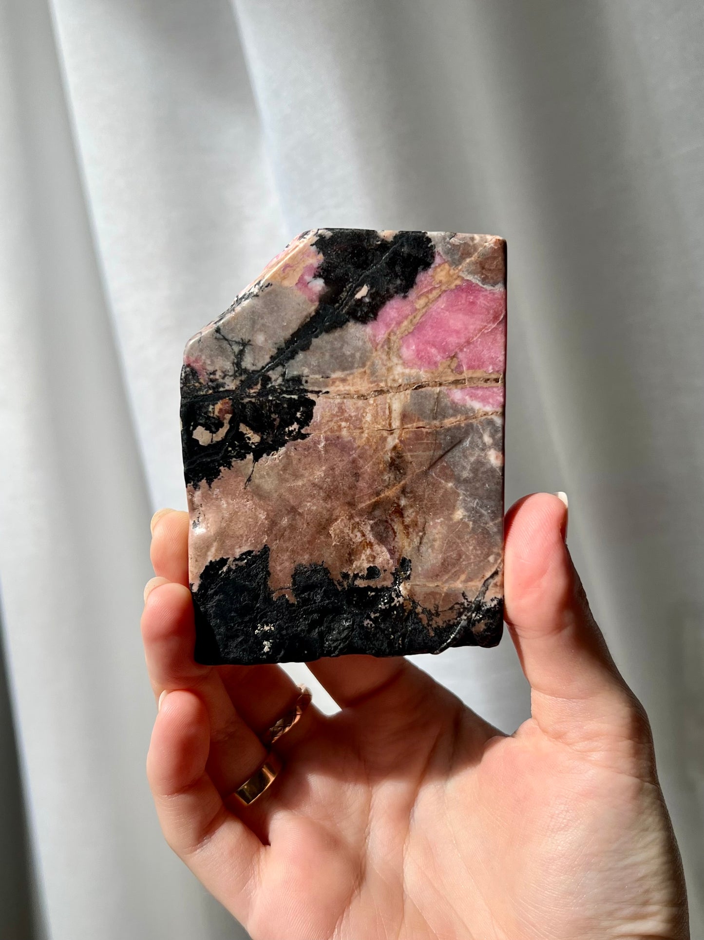 Australian Rhodonite slice