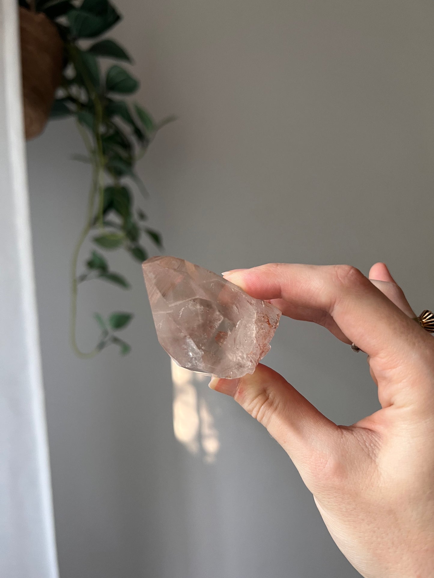 Smokey Quartz point from Brazil