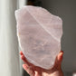 Rose Quartz slice from Brazil 01