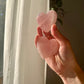 Rose Quartz heart from Brazil