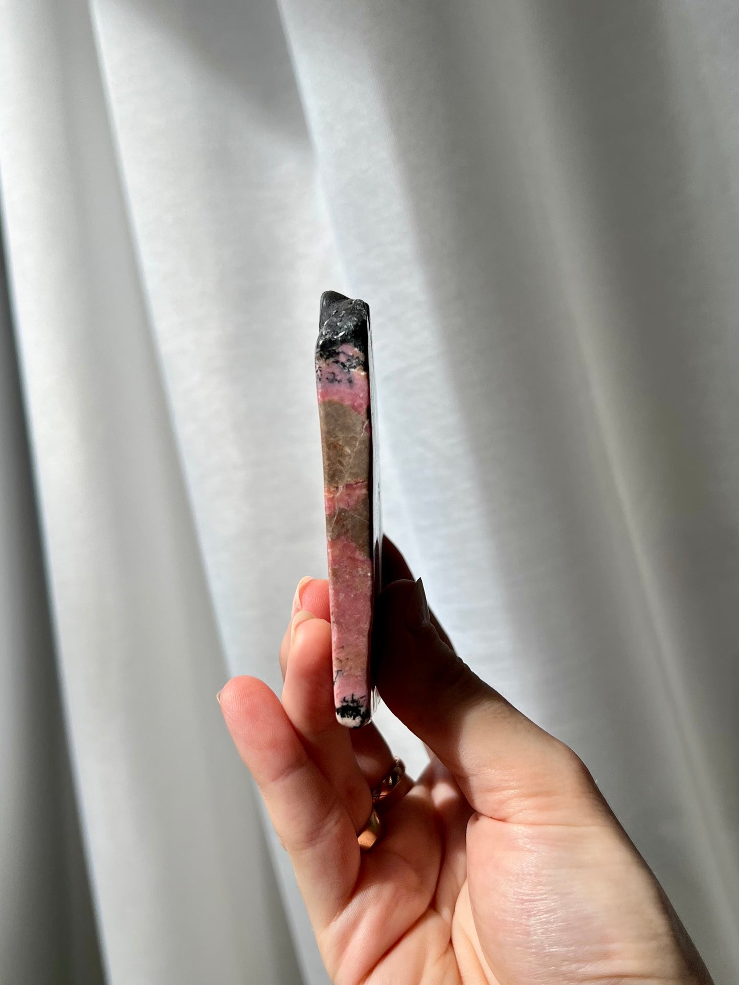 Australian Rhodonite slice