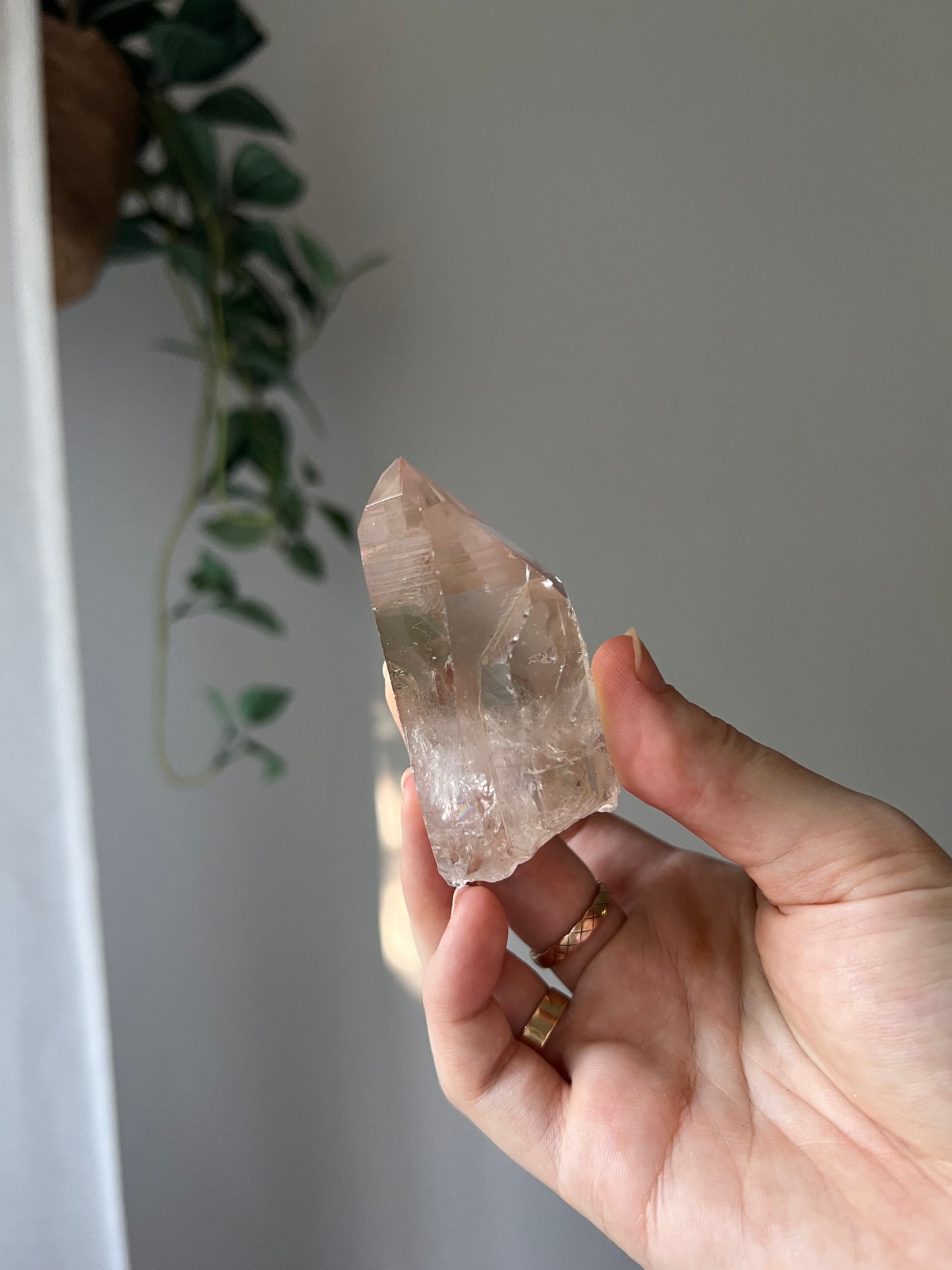 Smokey Quartz point from Brazil