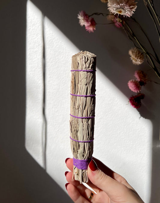 Australian Lavender White Sage wand