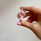 Rhodochrosite on Quartz from Peru