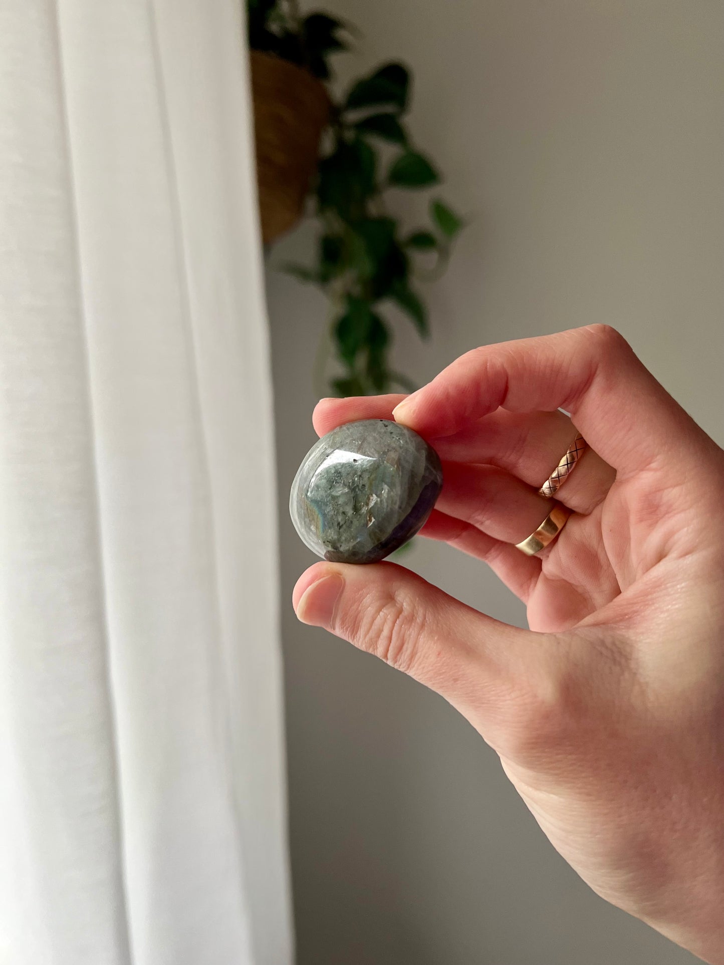 Labradorite tumbled stone from Madagascar