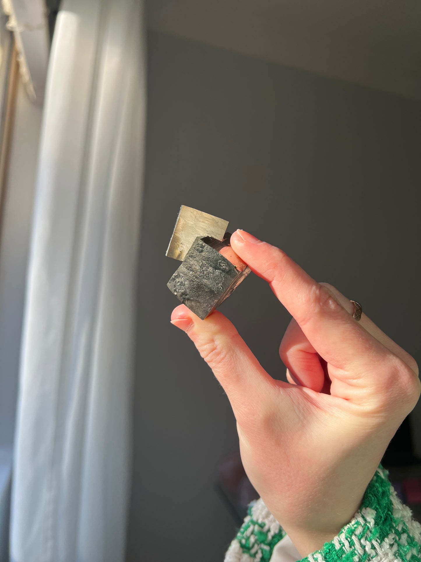 Pyrite cube from Peru 11