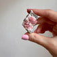 Rhodochrosite on Quartz from Peru