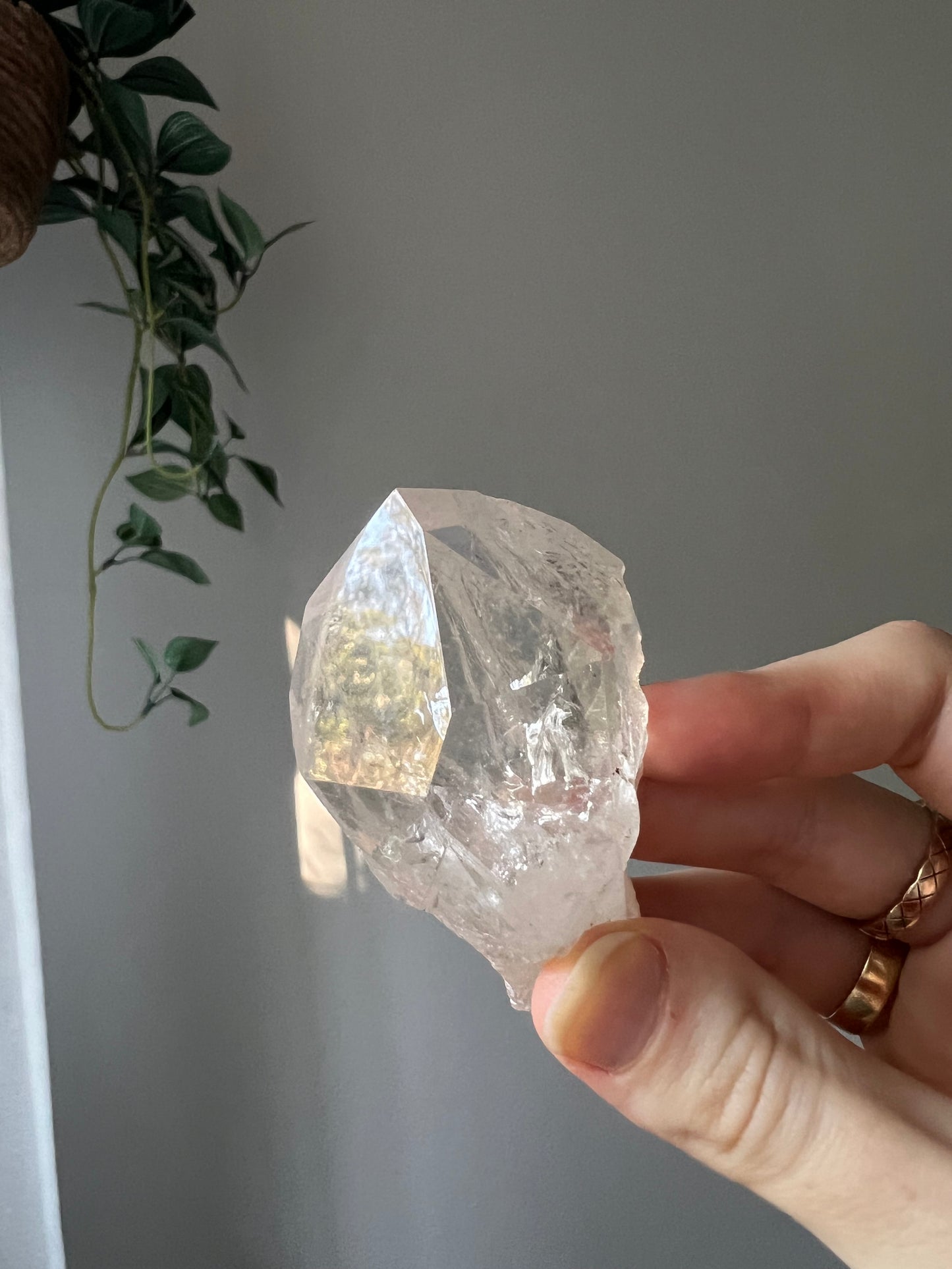Smokey Quartz point from Brazil
