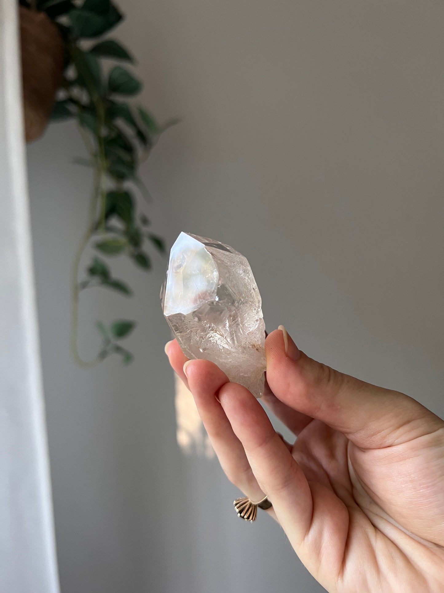 Smokey Quartz point from Brazil