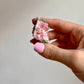 Rhodochrosite on Quartz from Peru