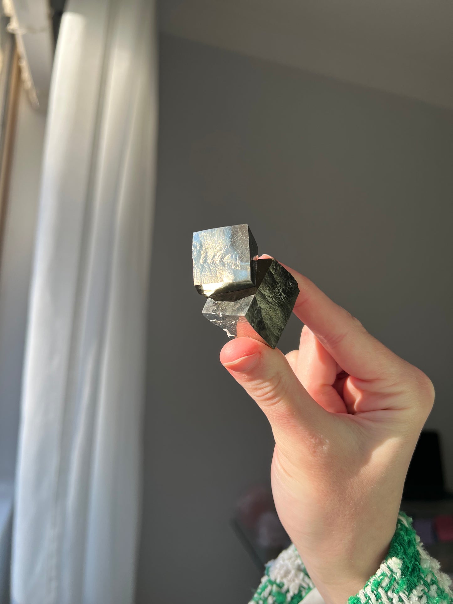 Pyrite cube from Peru 11